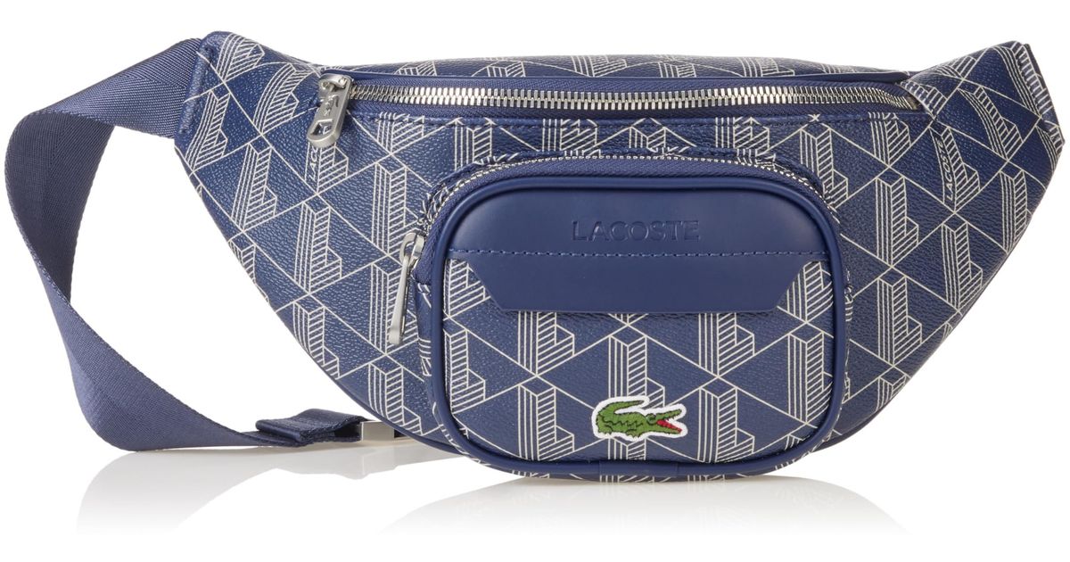 Sacoche Lacoste The Blend Bleu Sac Banane The Blend Pour