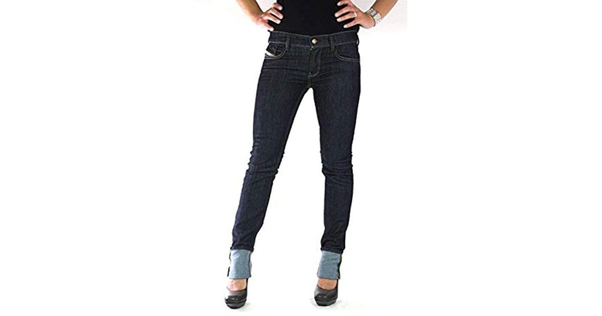 DIESEL Livy Jeans Trousers, Denim in Blue Lyst UK