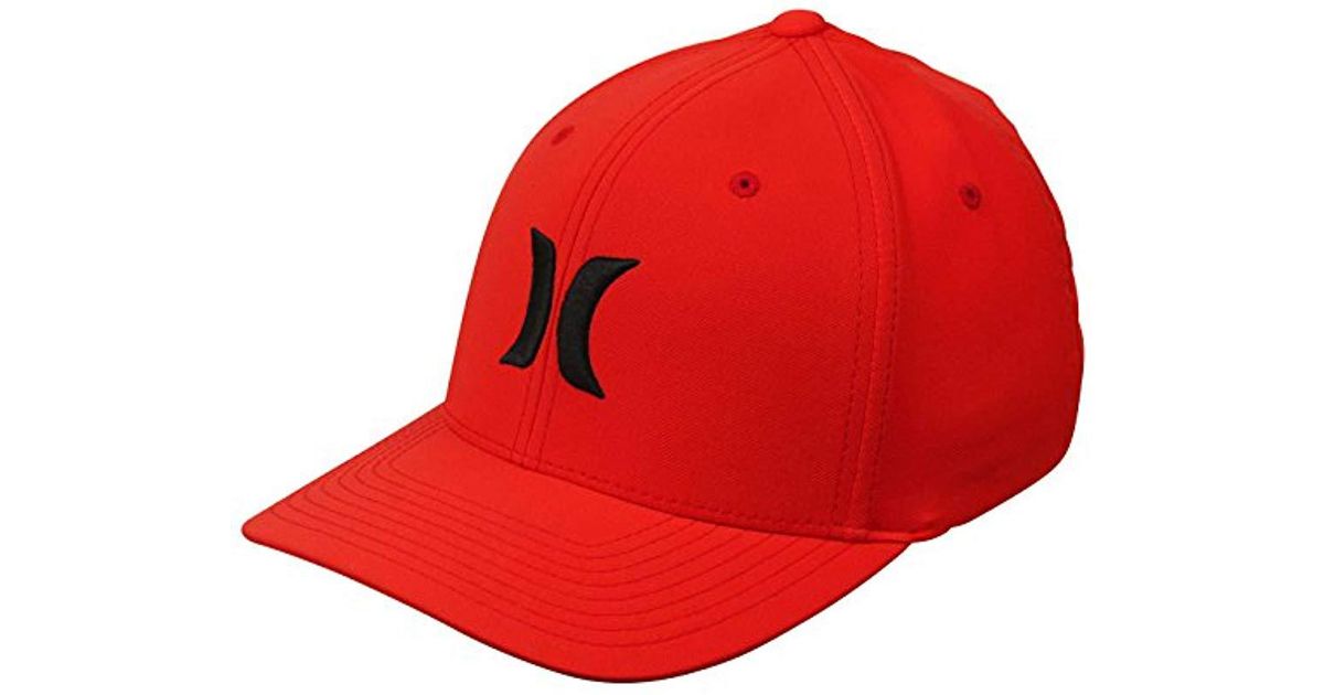 Lyst Hurley Drifit One & Only Flexfit Baseball Cap in Red for Men