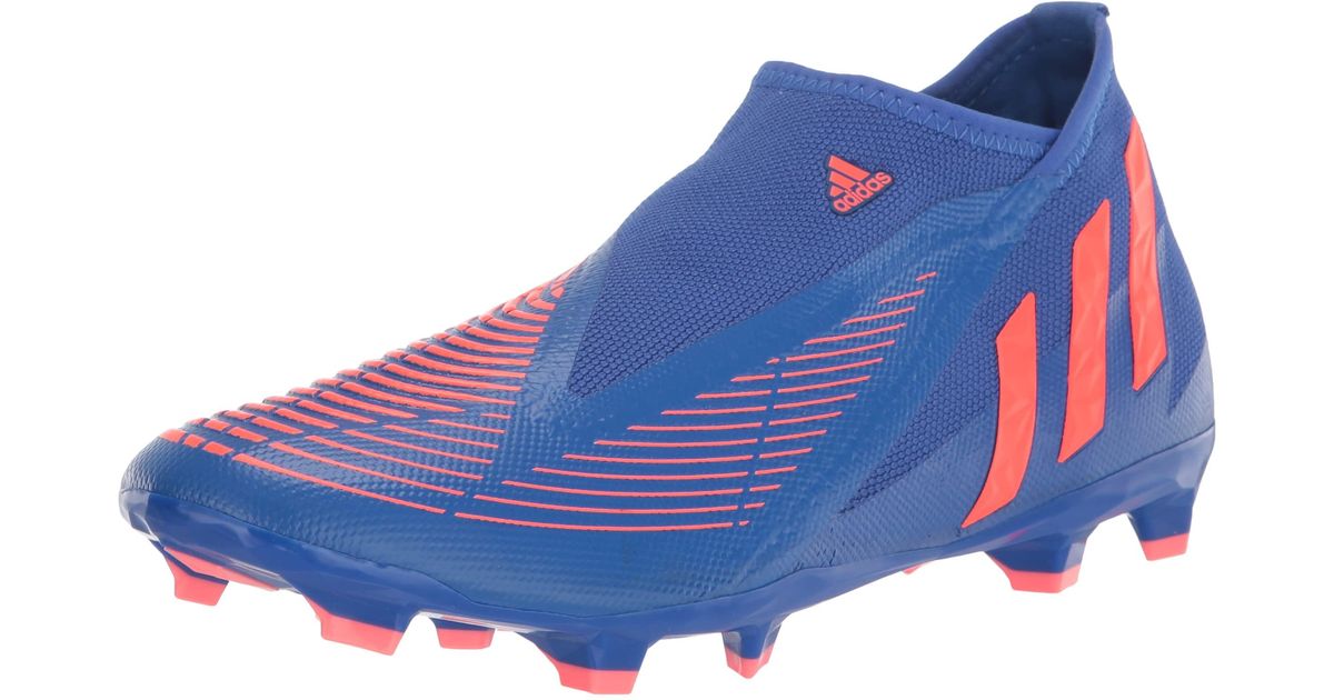 adidas Predator Edge.3 Laceless Firm Ground Soccer Shoe in Blue | Lyst UK