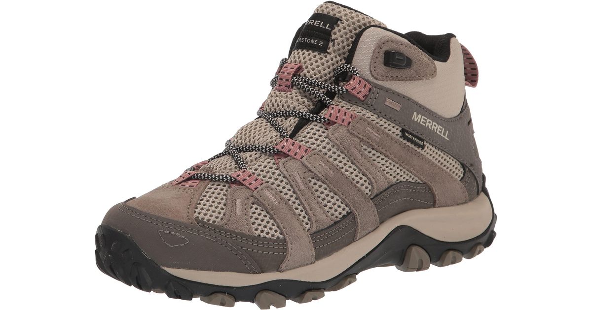 merrell men's alverstone mid waterproof hiking boots