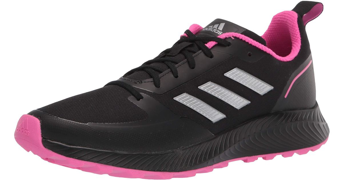 adidas ,s,runfalcon 2.0 Trail,black/silver Metallic/screaming Pink,7.5 -  Save 33% | Lyst