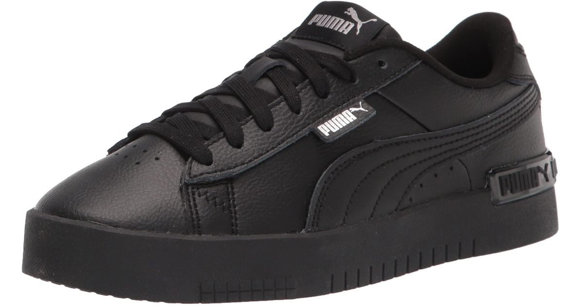 PUMA Leather Jada Sneaker in Black - Save 17% - Lyst