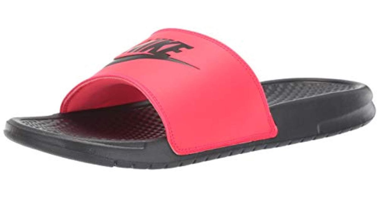 nike flip flops red