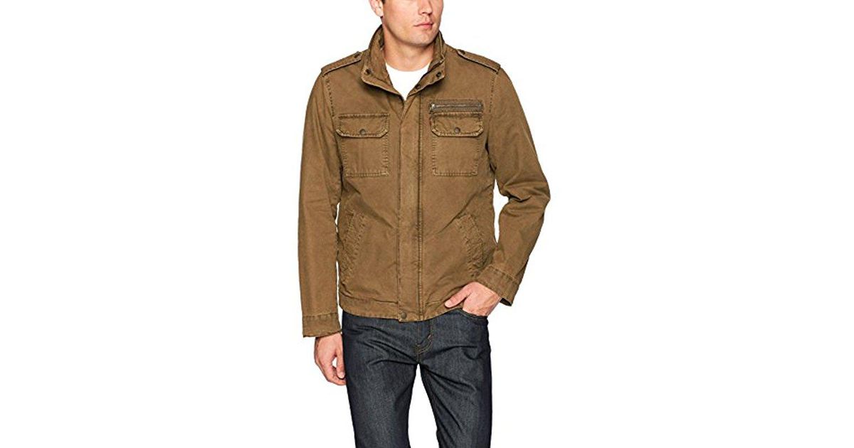levi's sherpa lined military jacket