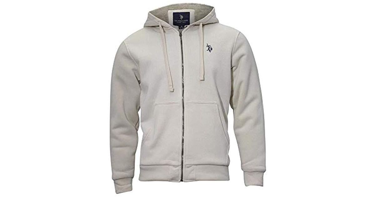 us polo assn sherpa hoodie