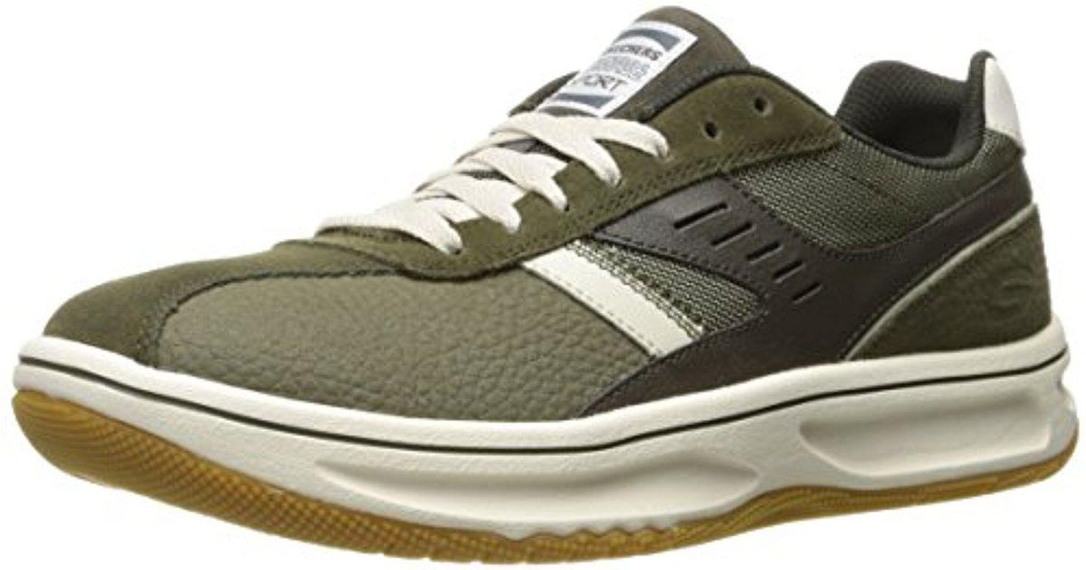 skechers men's piers lace up shoes