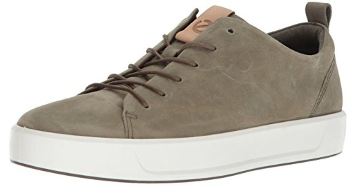 ecco men's soft 8 tie fashion sneaker