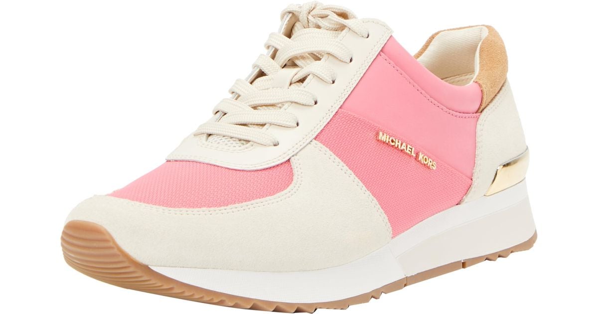 Michael kors allie trainer sneakers best sale pink