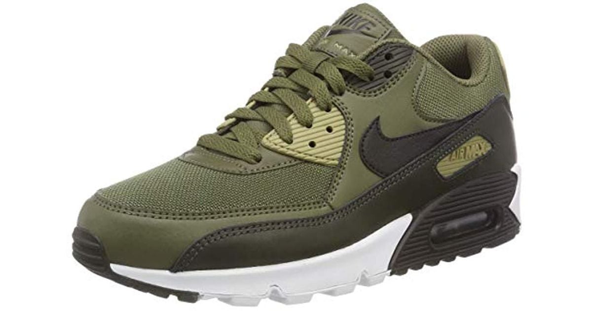 nike air max 90 olive green and black