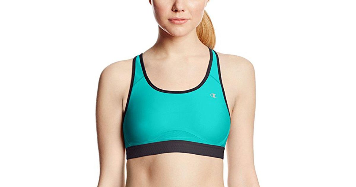 Champion Marathon Sports Bra in Blue - Lyst