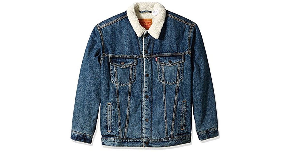 levi's men's big and tall sherpa trucker jacket