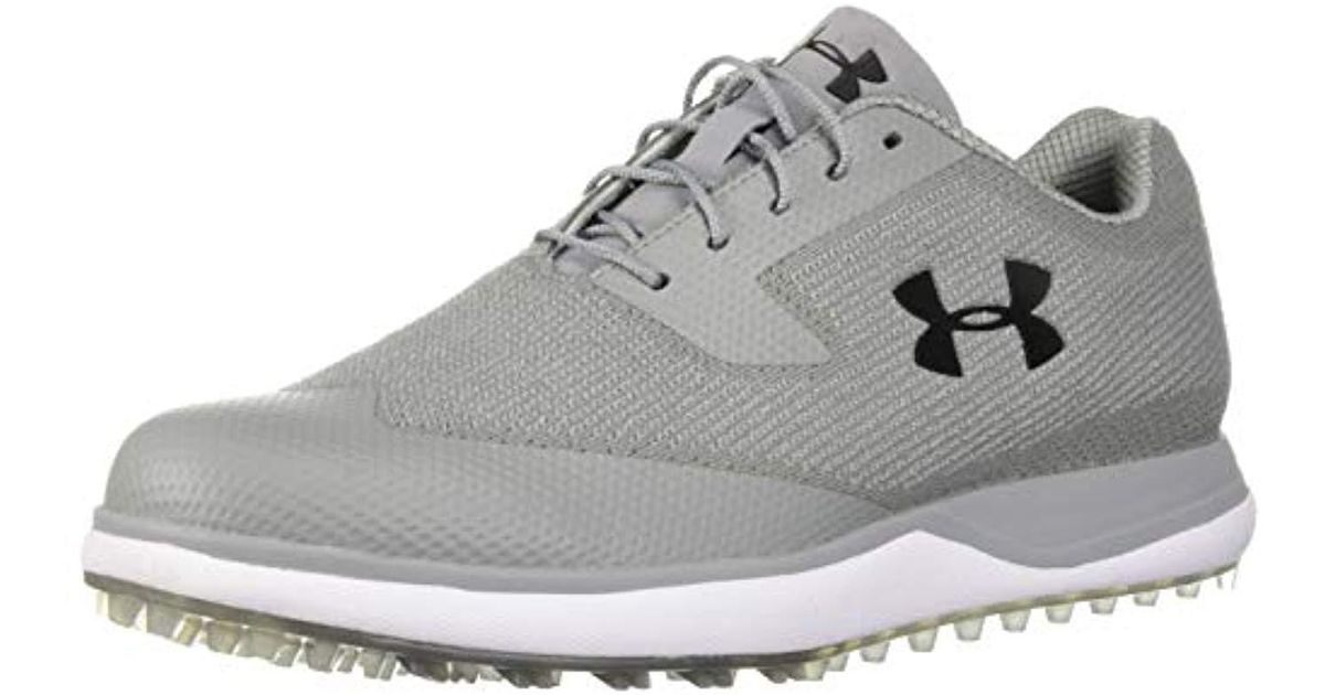under armour men's tour tips knit spikeless golf shoe