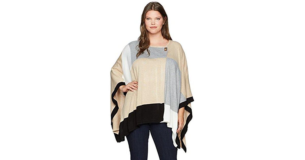 calvin klein poncho sweater