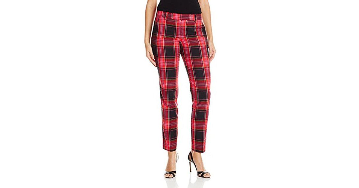 Trina Turk Aubree Jameson Tartan Plaid 
