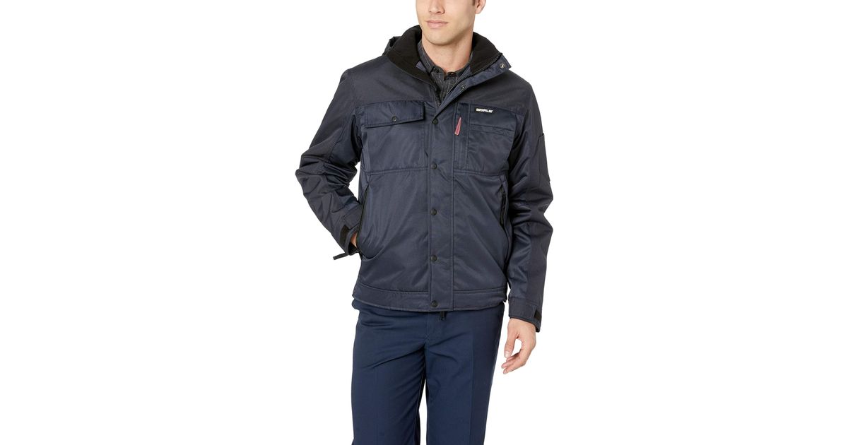 caterpillar insulated twill jacket