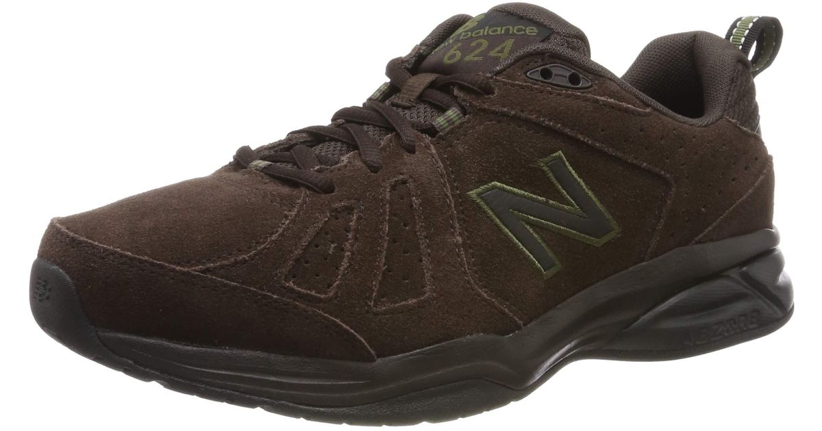 New Balance 624v5 Fitness Shoes in Brown for Men Lyst UK