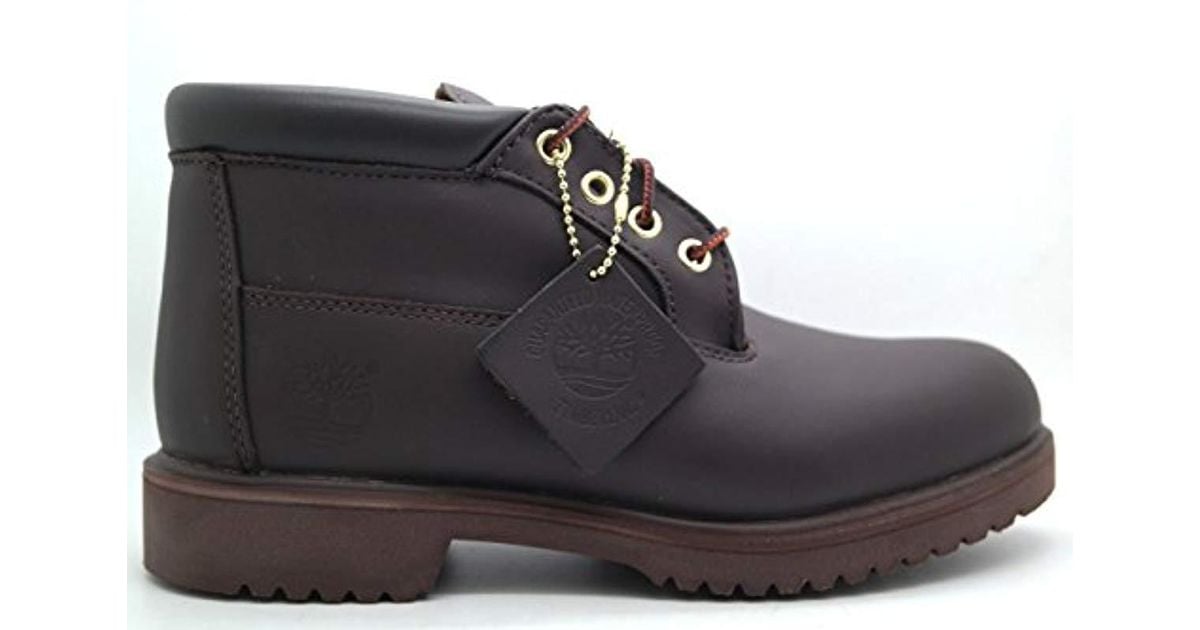 timberland chukka leather brown