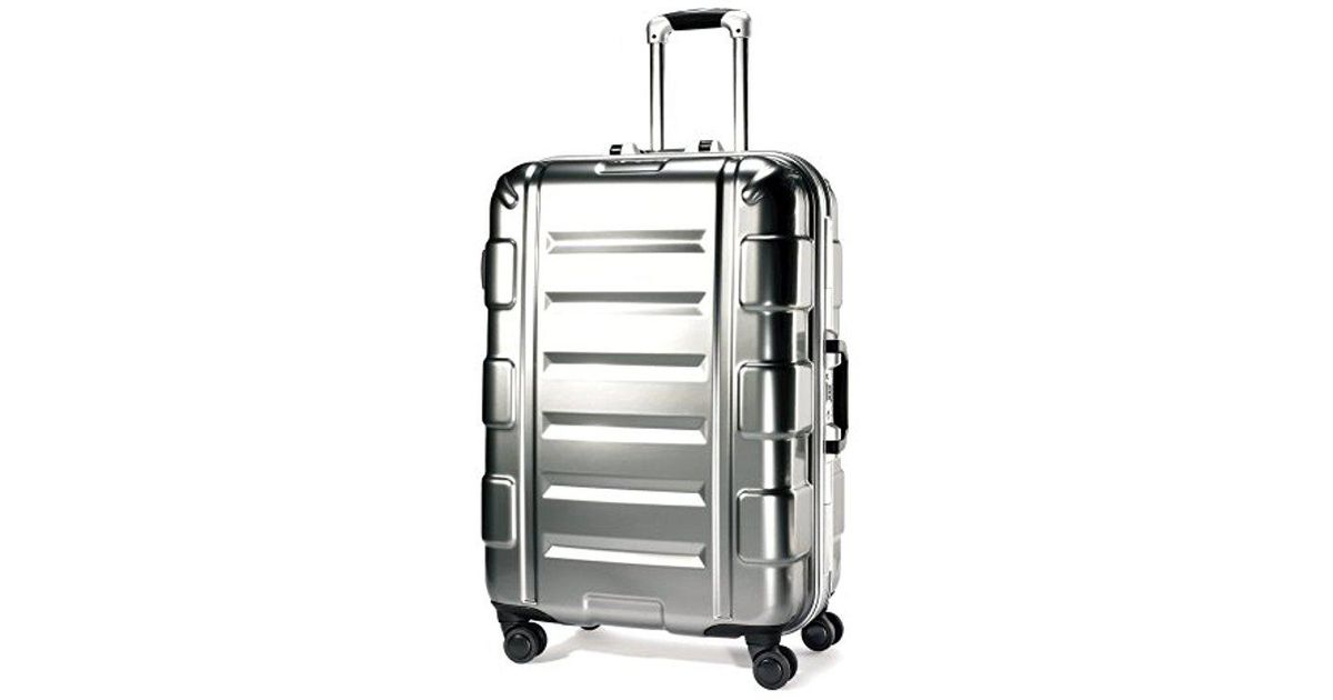 samsonite silver luggage