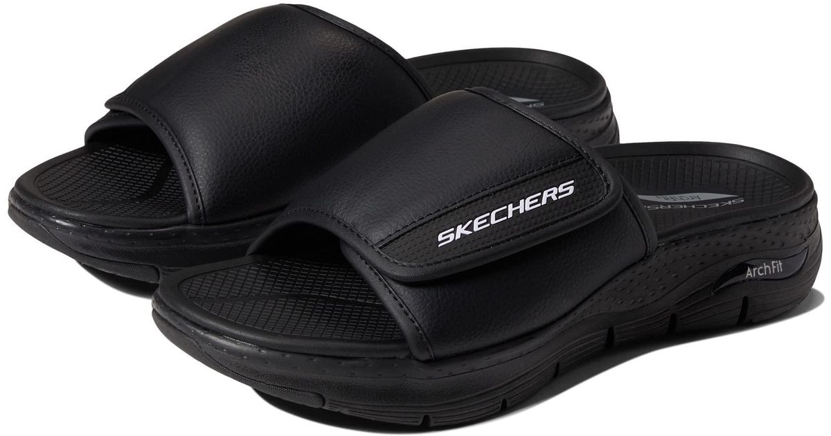 Skechers Arch Fit Sandal Black 12 D - Save 2% | Lyst UK