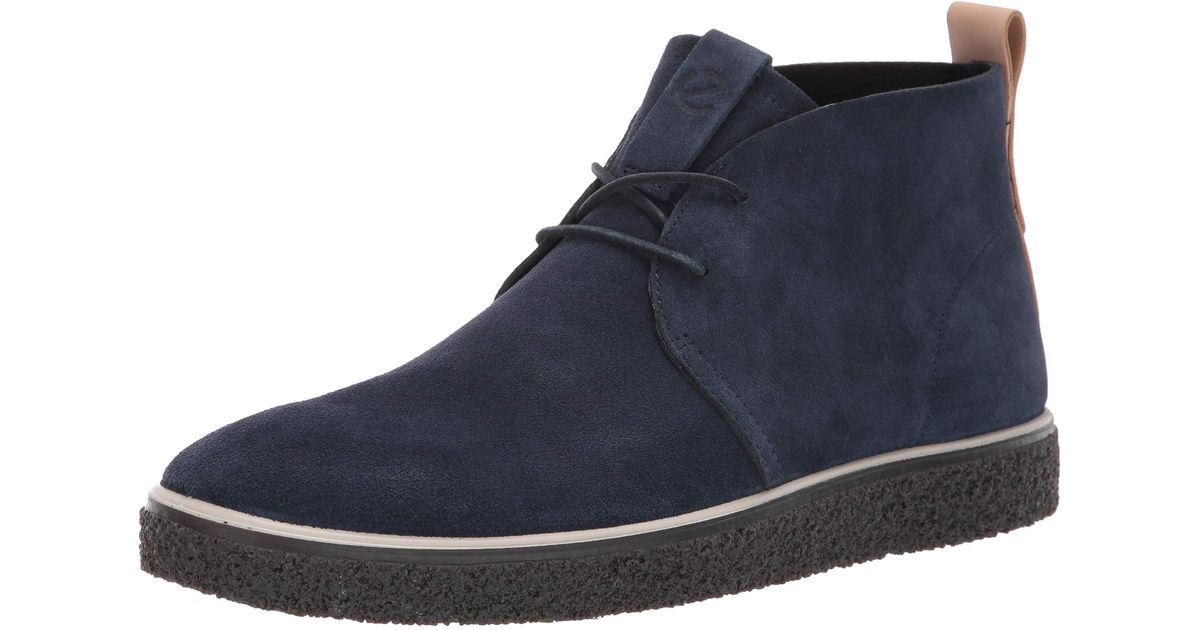 Ecco Crepetray S Desert Boots in Blue for Men | Lyst