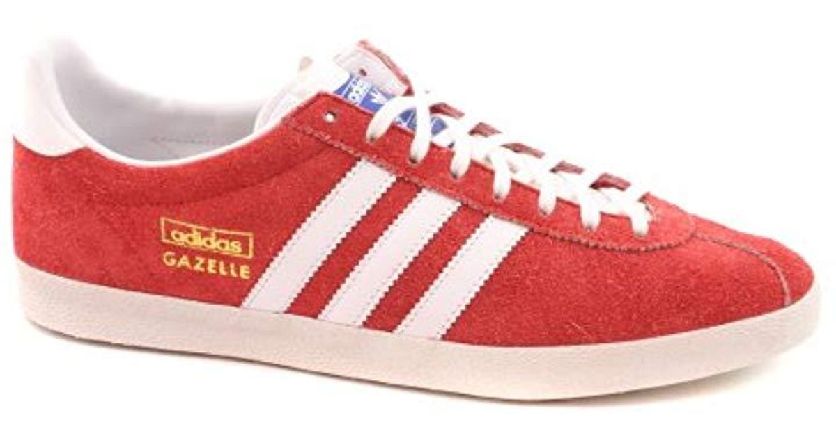 adidas gazelle og red