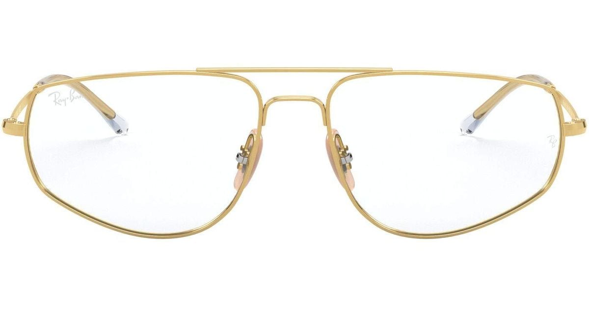 RayBan Rx6455 Rectangular Prescription Eyeglass Frames in Black Lyst