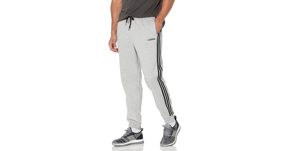 essentials 3 stripes tapered cuffed joggers