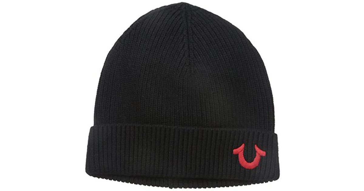 Synthetic Ribbed Knit Watch Cap 