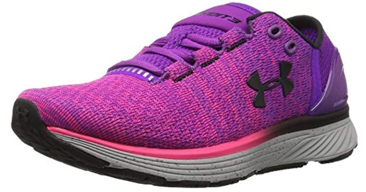 pink and purple under armour shoes