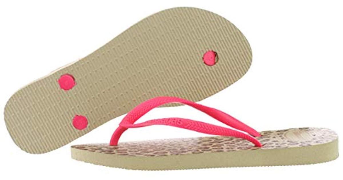 animal slim flip flops