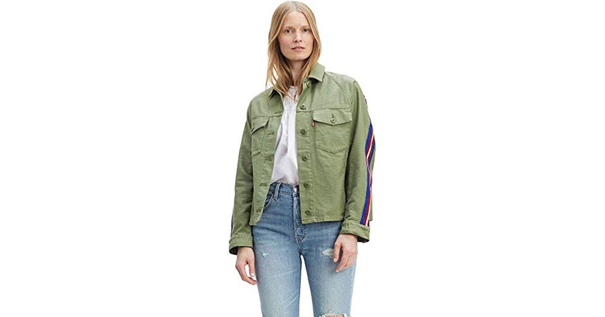 Levi's Ines Jacket in Green - Lyst