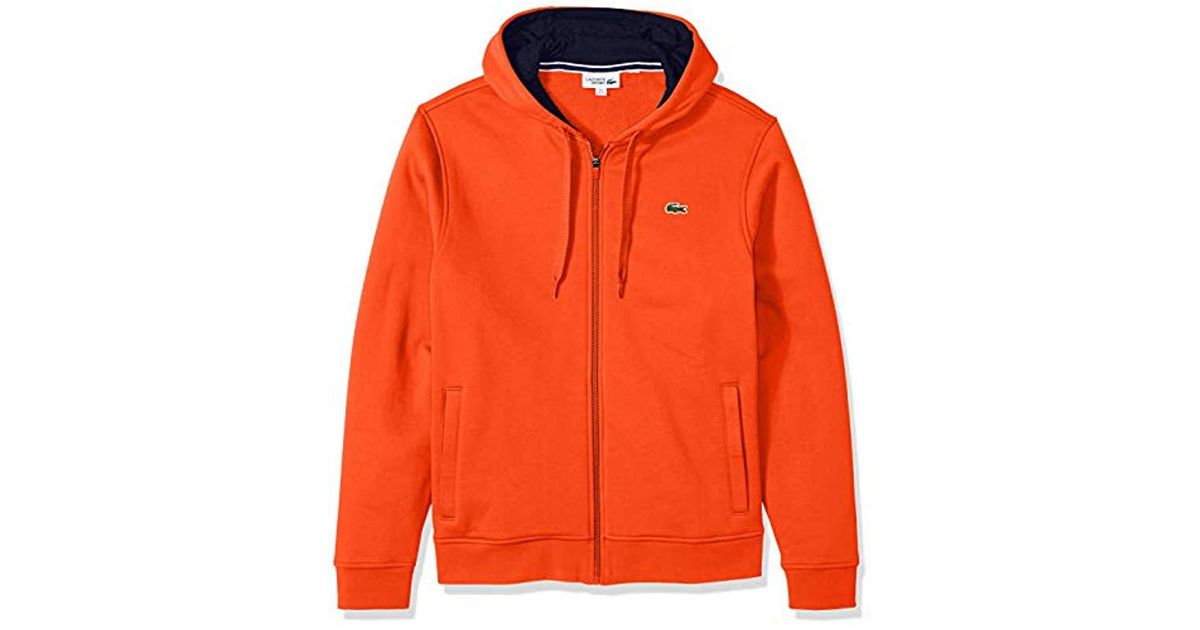 zip hoodie lacoste