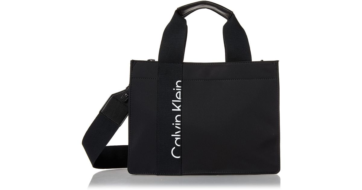 Calvin Klein Havana Sport Mini Bag Crossbody in Black | Lyst