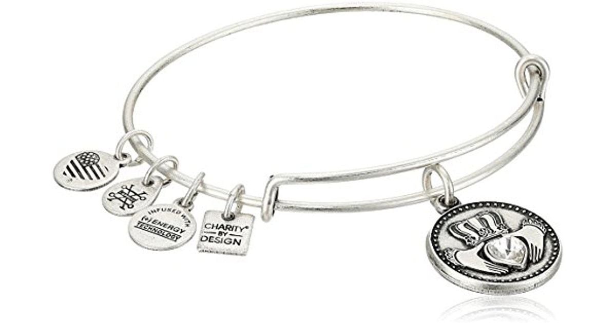Lyst Alex And Ani Charity By Design Claddagh Bangle Bracelet In Lyst Alex And Ani Charity By Design Claddagh Bangle Bracelet In Metallic