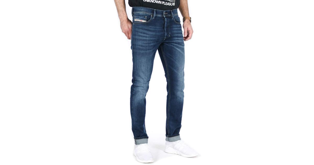 DIESEL Tepphar R86L0 Jeans Hose Slim Carrot in Blau für Herren - Sparen Sie  46% | Lyst DE