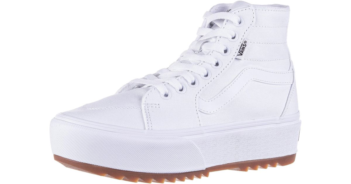 Vans high hotsell top platform sneakers