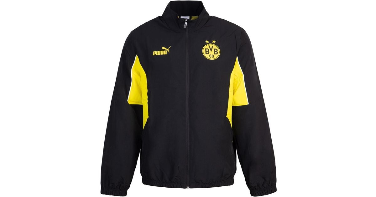 PUMA BVB Borussia Dortmund ARCHIVE Jacket Trackjacket Jacke in
