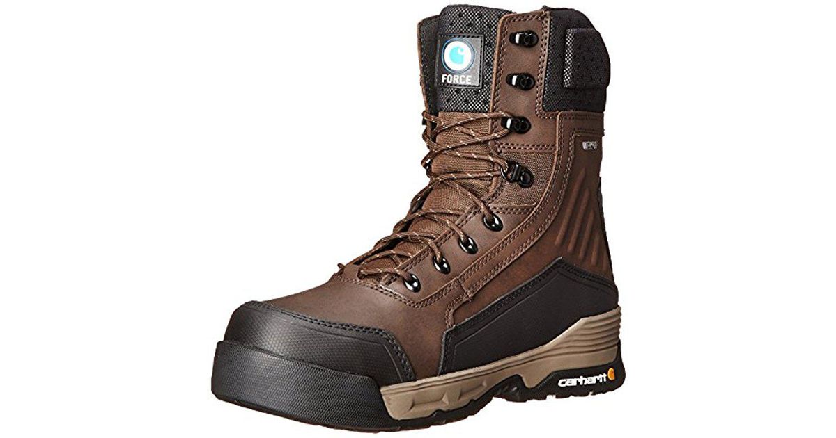 Carhartt 8" Force Waterproof Composite Toe Insulated Work Boot With
