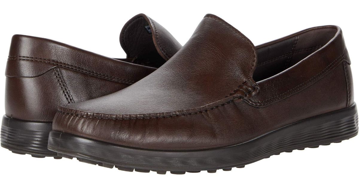 Ecco Leather Mens Lite Moc Classic Driving Style Loafer in Cocoa Brown ...