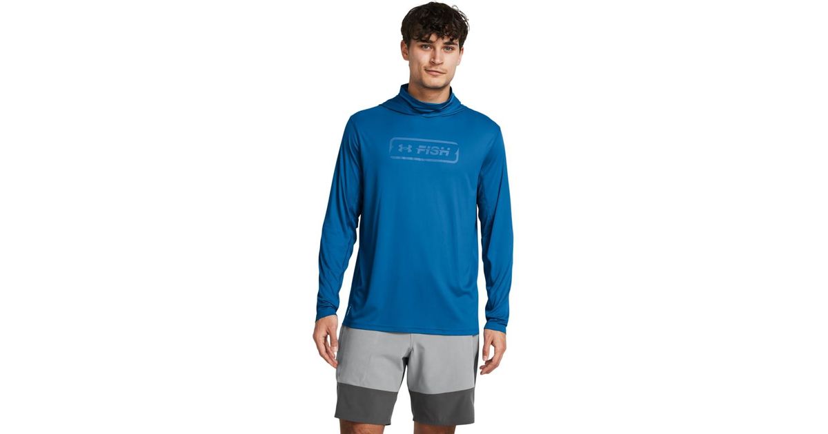 Under Armour Iso chill Ninja Hook Hoodie in Blue for Men Lyst