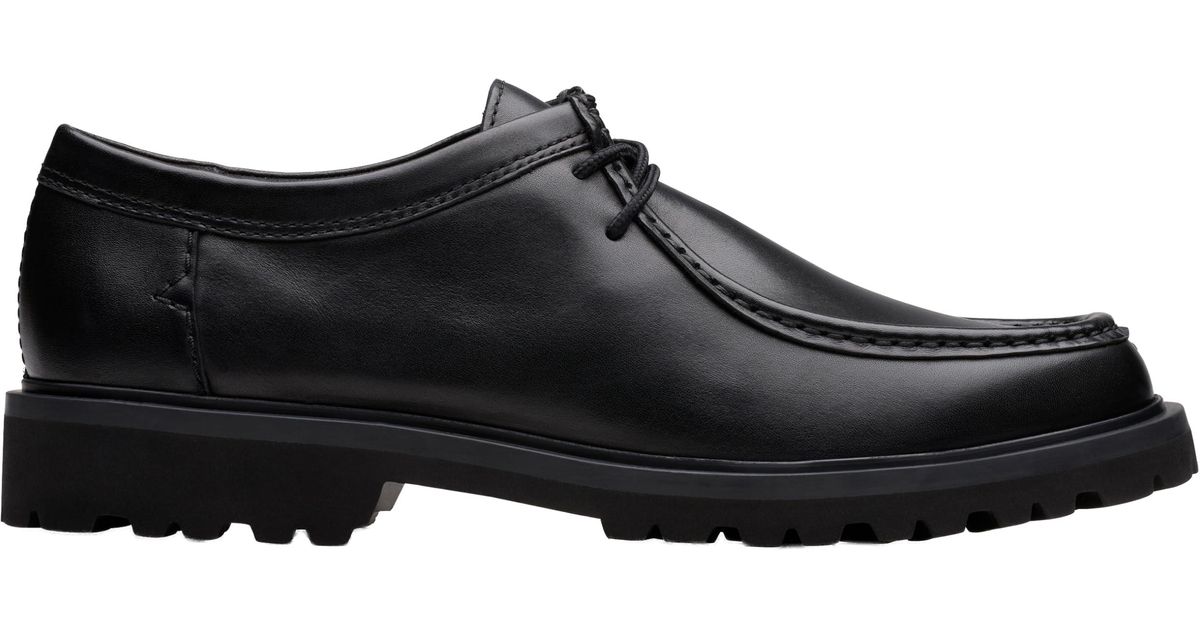Clarks Berwick Lo Mens Black Leather, 8.5