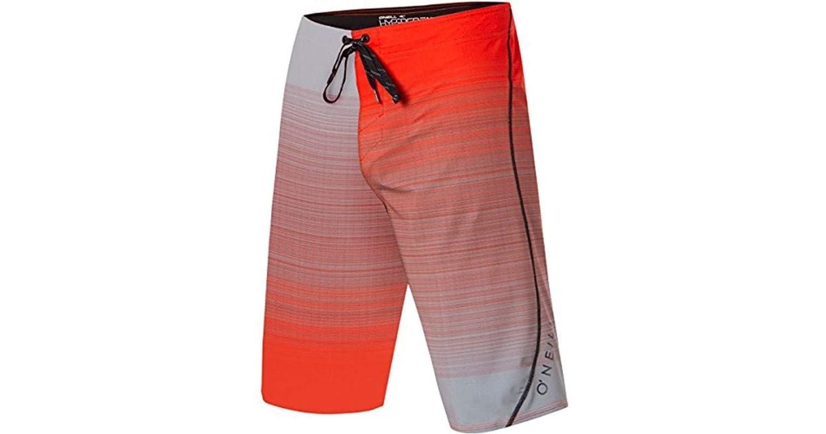 O'neill Sportswear 22 Inch Outseam Ultrasuede Swim Boardshort in Neon