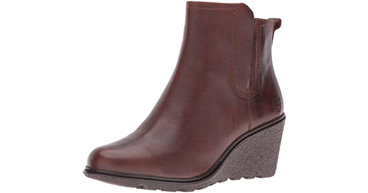 timberland amston chelsea wedge boot