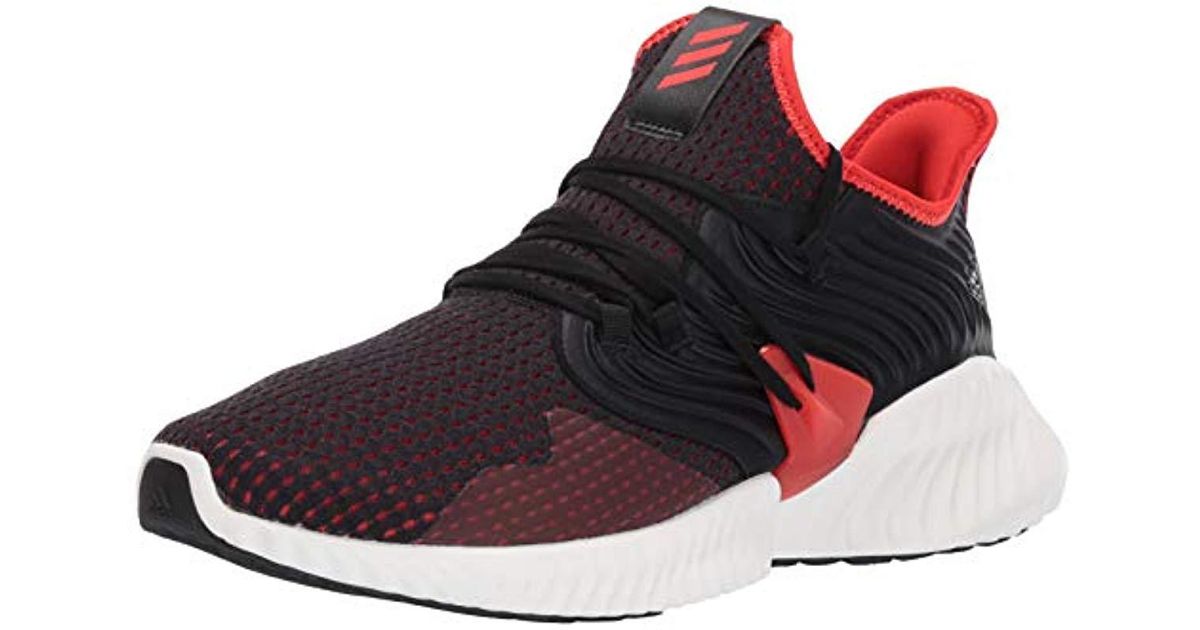 adidas alphabounce black red