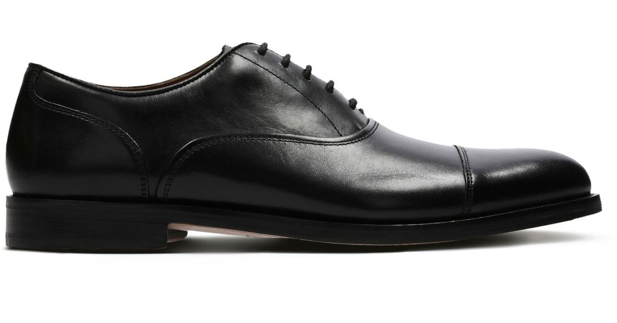 clarks coling boss black leather