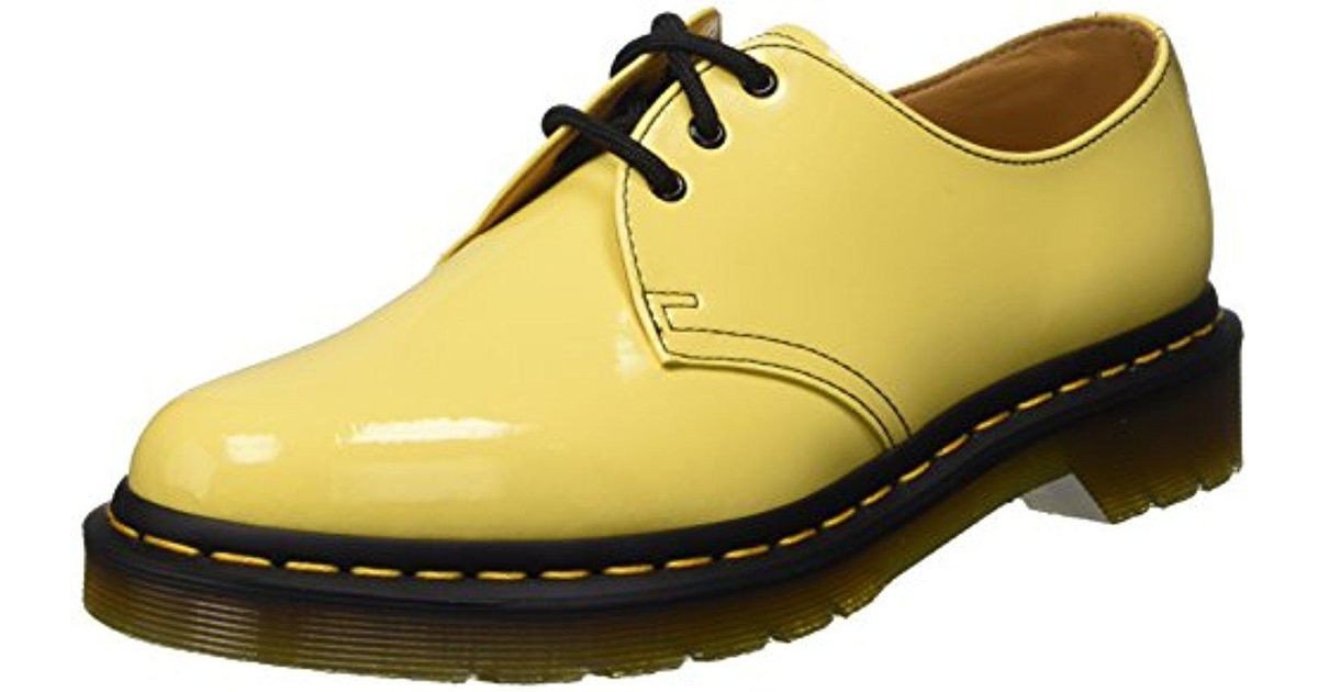 mens yellow doc martens