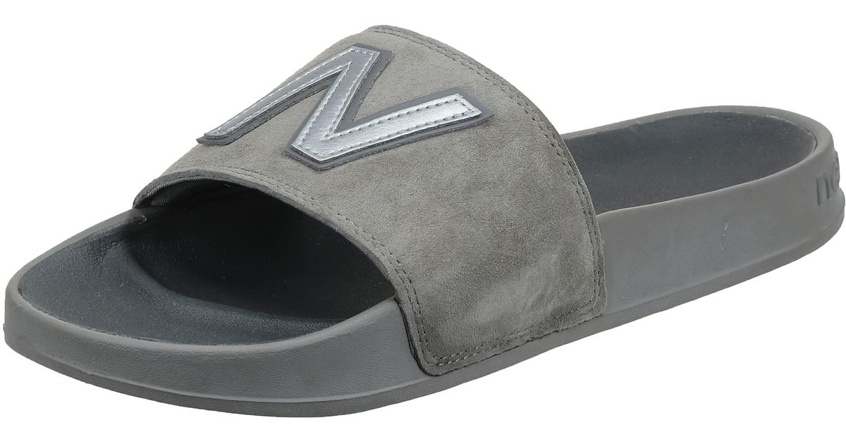 New Balance Denim 200 V1 Slide Sandal in Grey/White (Gray) for Men | Lyst