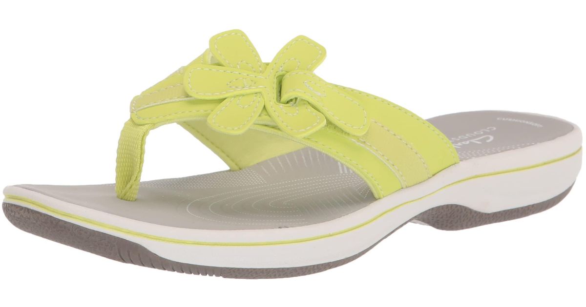 Clarks Brinkley Flora Flip-flop in Black | Lyst