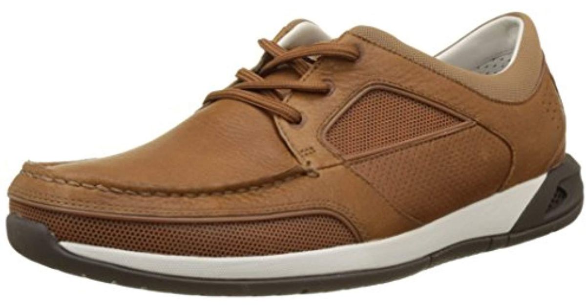 clarks men's ormand sail leather casual loafers & moccasins